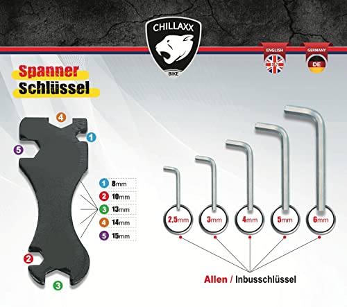 Chillaxx Aluminium Mountainbike Schaltung Herrenrad