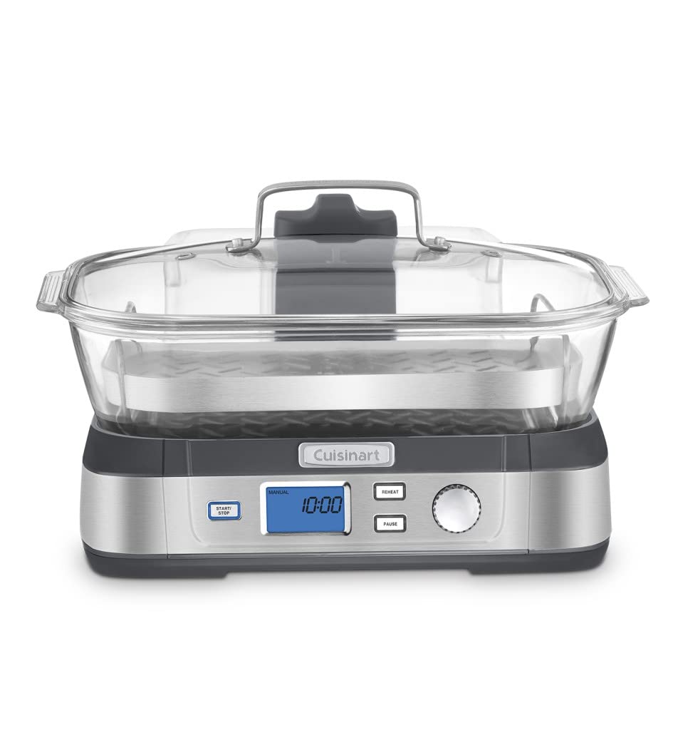 Cuisinart STM-1000 Digitaler Glas-Dampfgarer Edelstahl