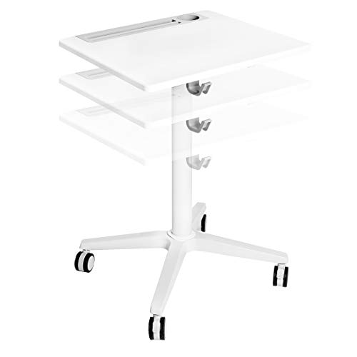 Seville Classics Höhenverstellbarer Tisch Aluminium