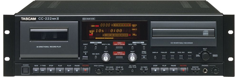 Tascam CC-222MKII CD- und Kassettenrekorder Kombigerät