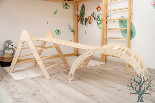 WoodsCraft 3in1 Set Kletterdreieck Klettergerüst