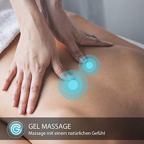 Gel Shiatsu Massagegerät Shiatsu Massagesitz Massagesitzauflage Massageprogrammen Vibrationsmassage