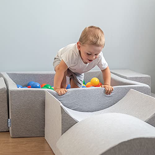 KiddyMoon Spielplatz Schaumstoff Bällebad Hindernisläufen