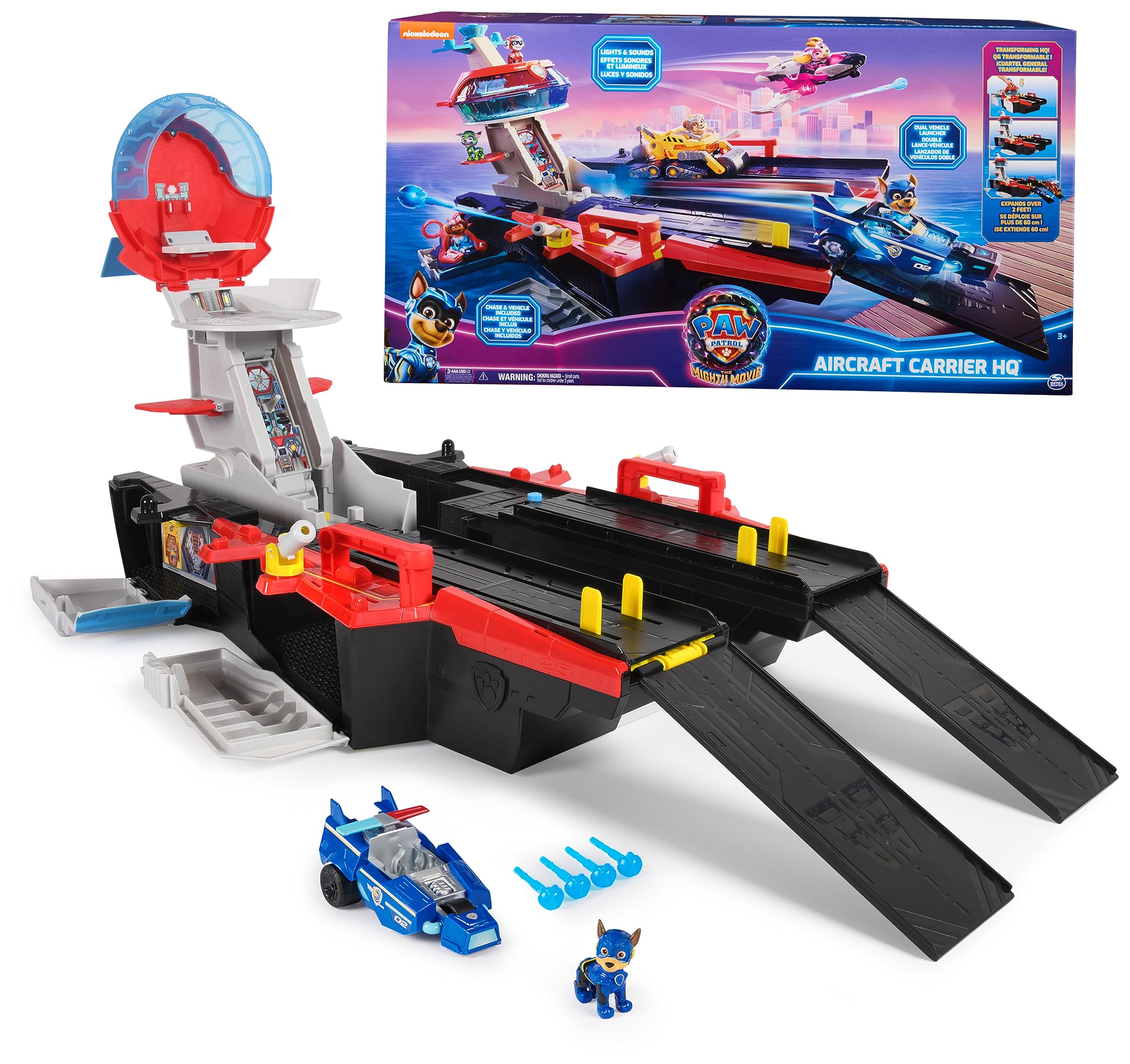 Paw Patrol Flugzeugträger Marine-Hauptquartier Spielset