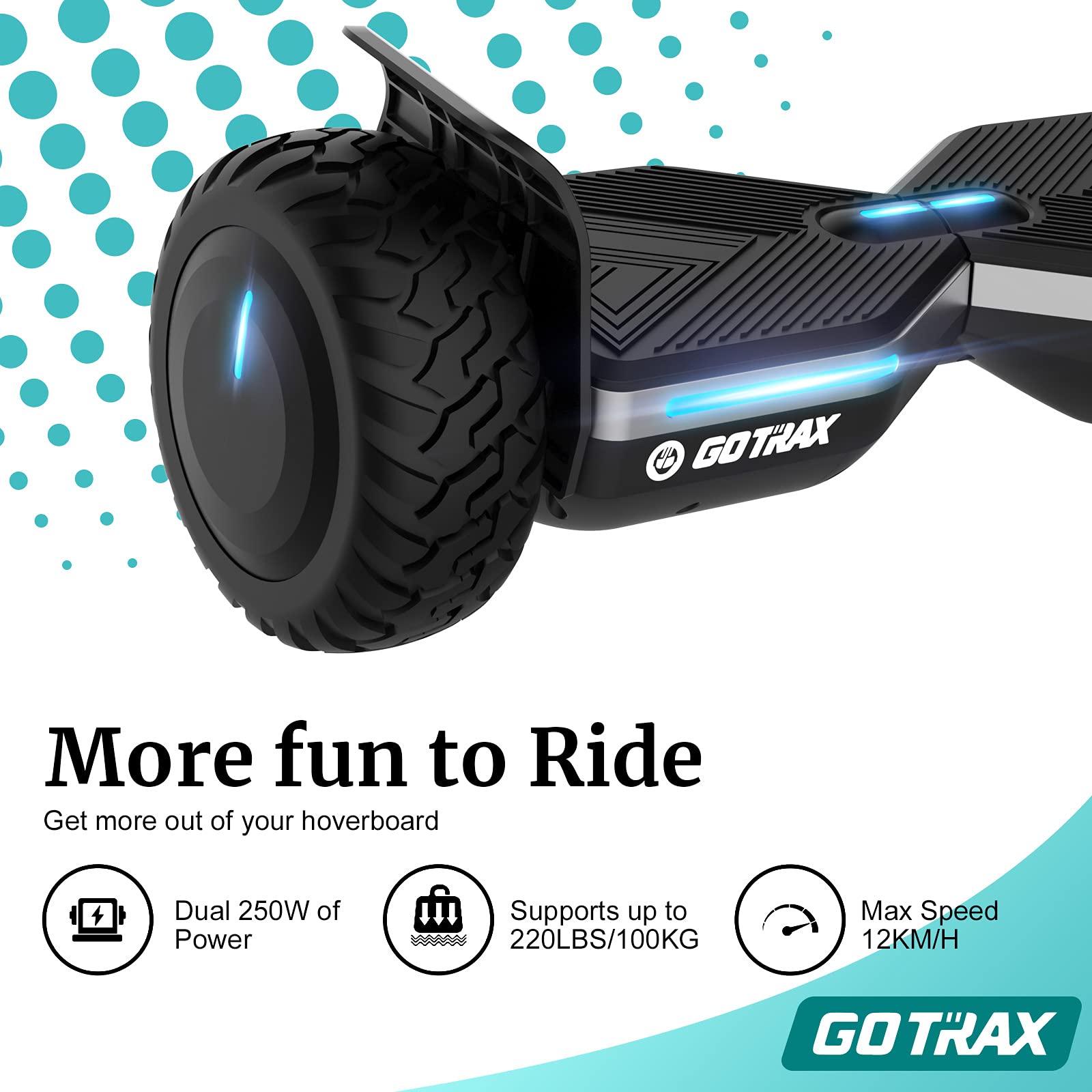 Gotrax Terrain Hoverboard Self-Balancing-Scooter
