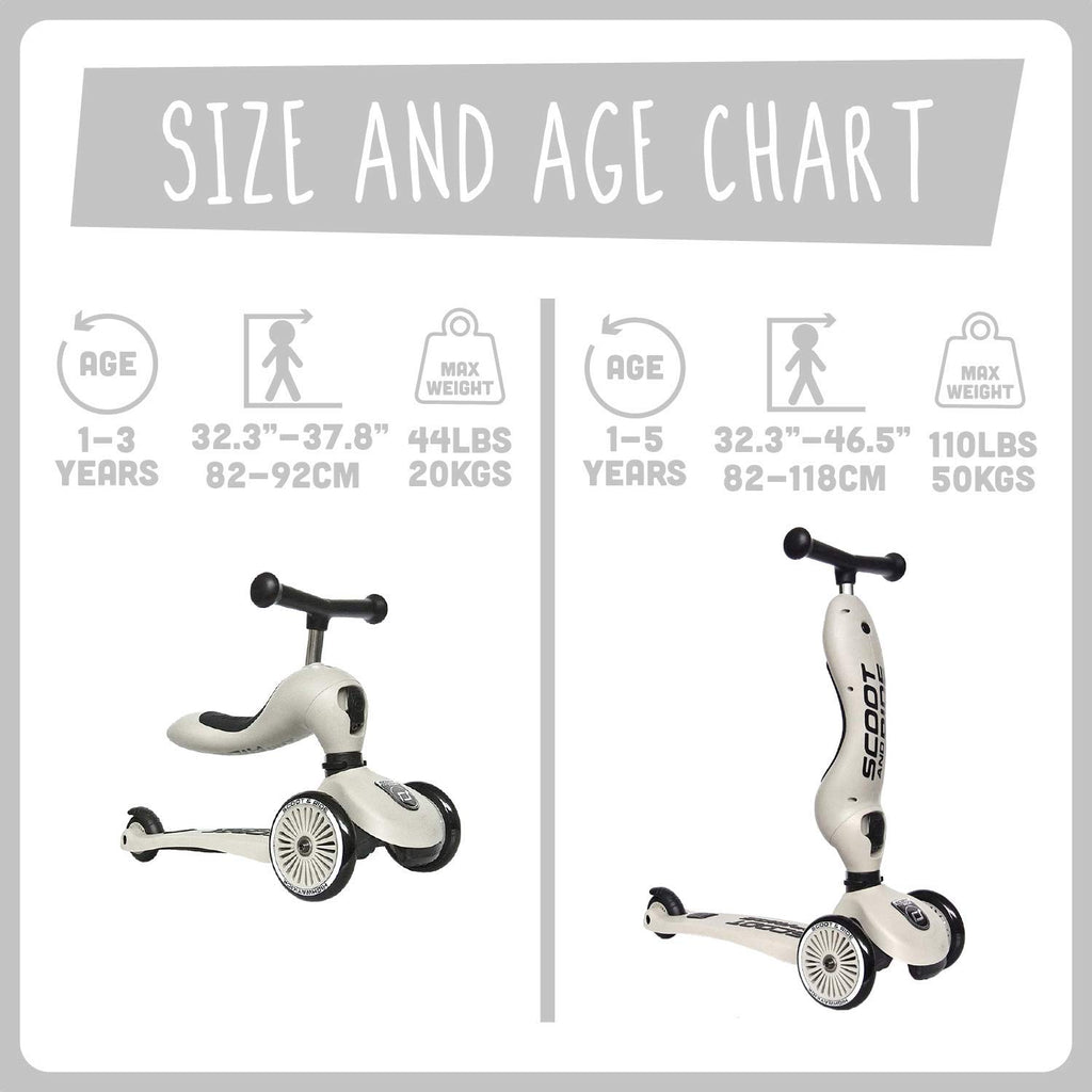 Scoot & Ride Highwaykick Kinder-Roller mit Sitzfunktion