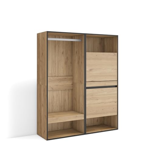 Skraut Home Kleiderschrank Schlafzimmer Schuhschrank