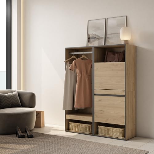 Skraut Home Kleiderschrank Schlafzimmer Schuhschrank