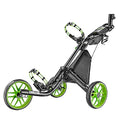 CaddyTek Golfwagen trolleys leicht falten lime