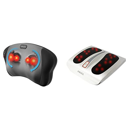 HoMedics Massagekissen Shiatsu Fußmassagegerät Elektrisch