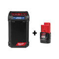 Milwaukee M12 Akku-Baustellenradio mit Ladegerät und 2,0Ah Akku