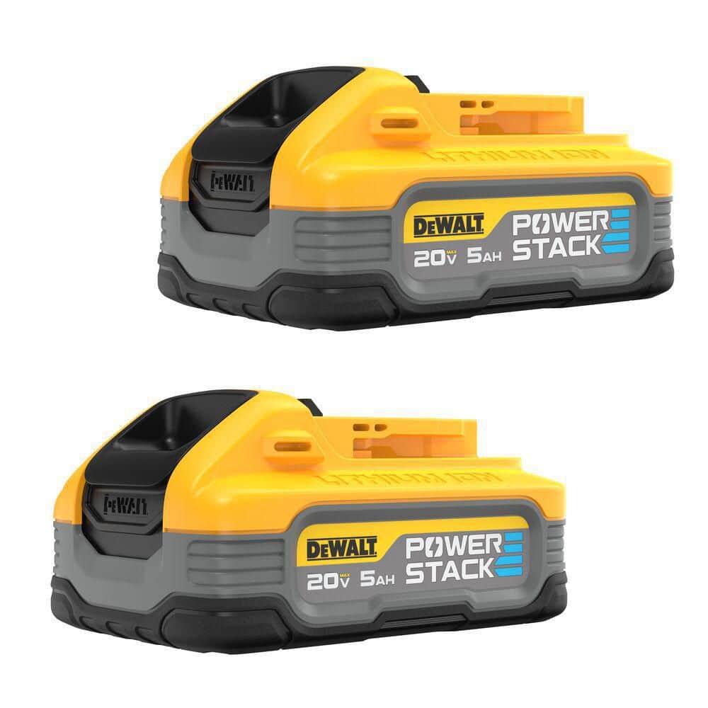 DeWalt Powerstack 20V Lithium-Ionen 5,0Ah Akku 2-er Set (DCBP520-2)
