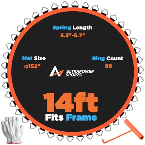 ULTRAPOWER SPORTS Trampolinmatte Orange XQ US 02