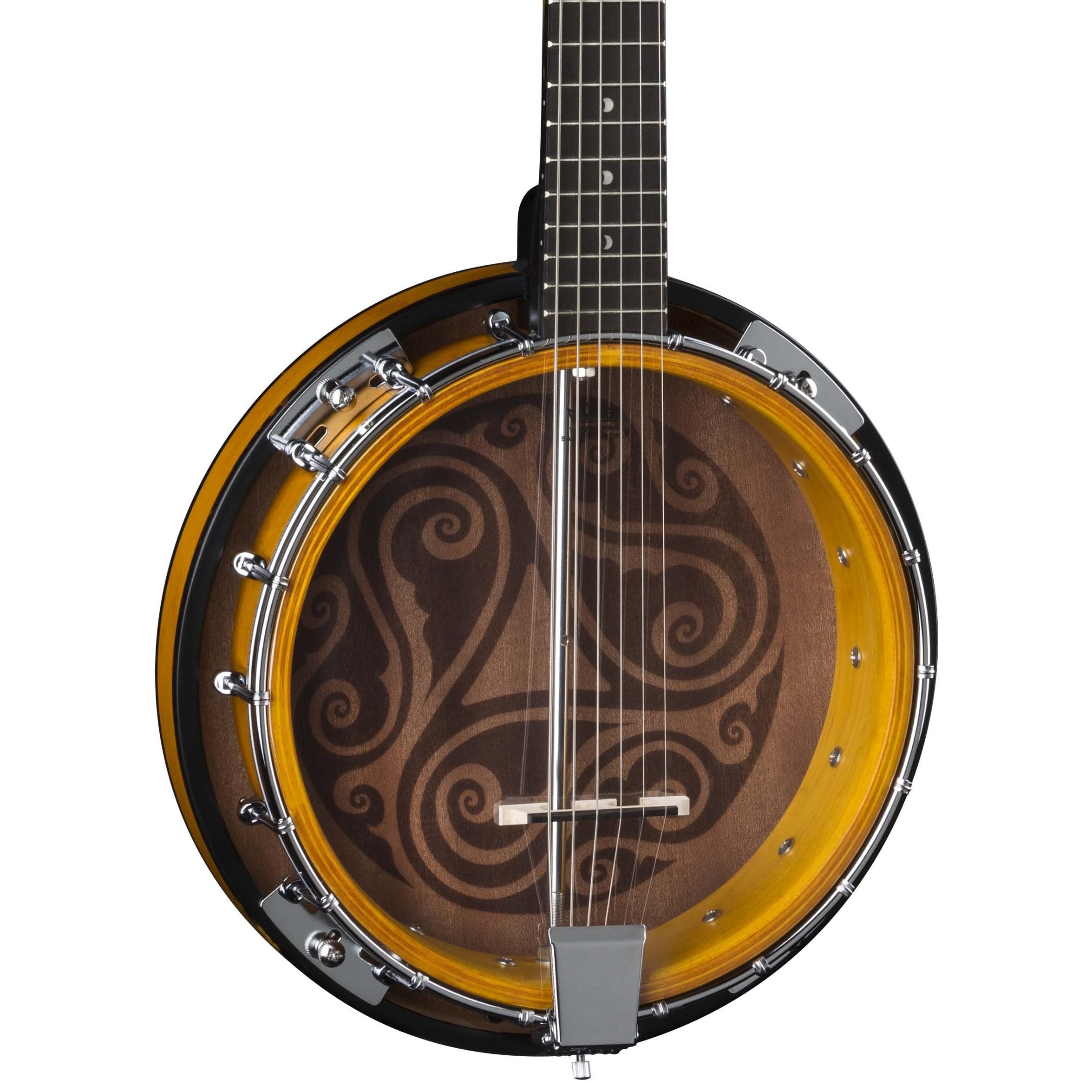 Luna Celtic 6-Saitiges Banjo Tobacco Sunburst