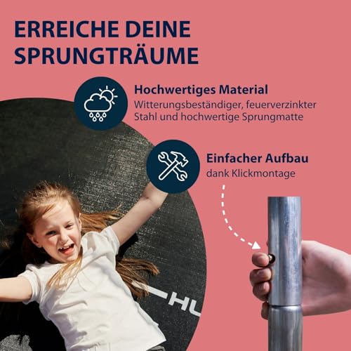HUDORA Sicherheitsnetz Gartentrampolin Erwachsene Verschiedene