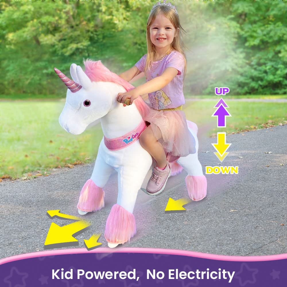 PonyCycle Offizielles Laufendes Plüschpferd Medium