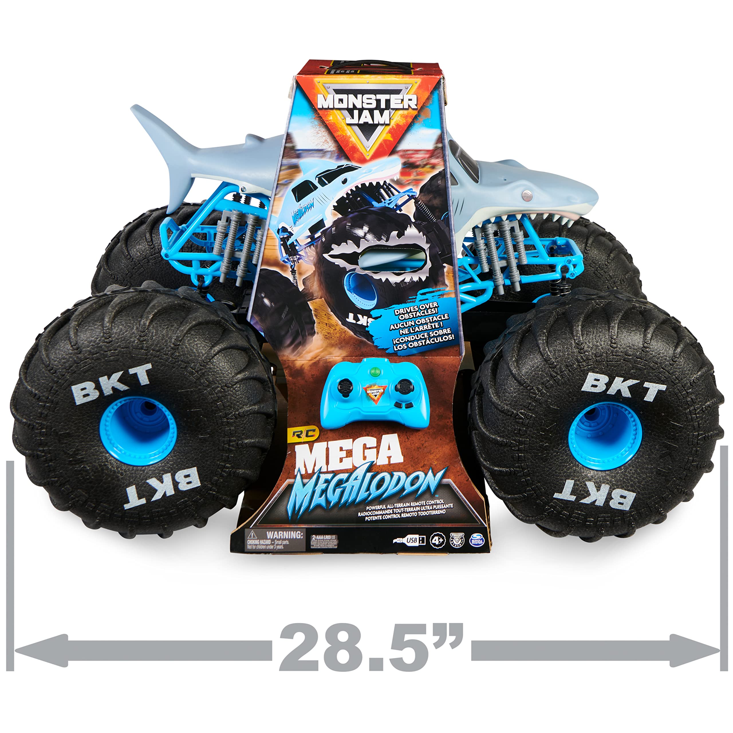 Monster Jam Megalodon Ferngesteuertes Monstertruck-Fahrzeug