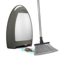 EyeVac Home Saugstation mit Sensortechnik, beutelloser Staubsauger-Kehrbesen, 1000 Watt, Silber