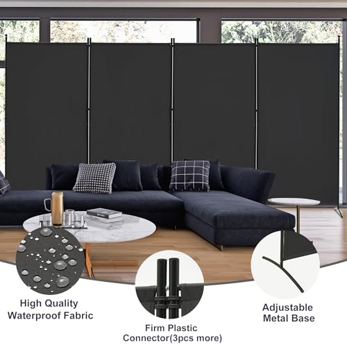 Spurgehom Sichtschutz freistehende Stoff Raumpaneel Raumteilerwand