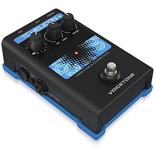 TC Helicon C1 1 Tasten Stompbox Tonhöhenkorrektur