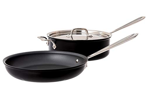 All Clad Antihaft Koch Set 3 teilig Bratpfannen Sauteuse