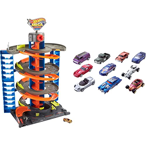 Hot Wheels Power Parkgarage Spielset Fahrzeuge