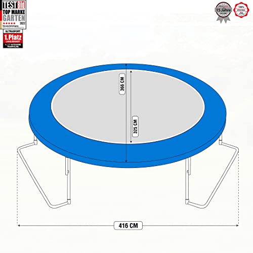 Ultrasport Gartentrampolin Durchmesser Sicherheitsnetz Belastbarkeit