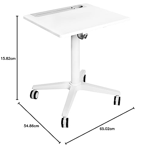 Seville Classics Höhenverstellbarer Tisch Aluminium