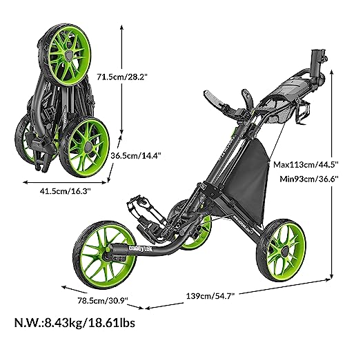 CaddyTek Caddylite EZ Golftrolley zusammenklappbar