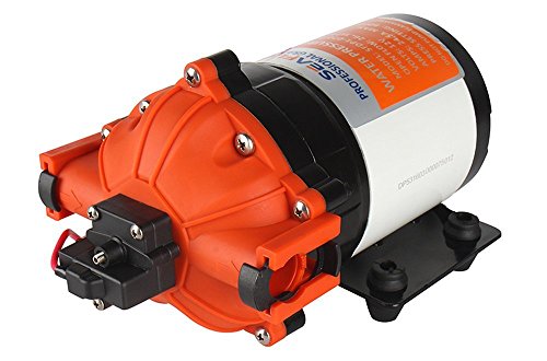lighteu® 5 Kammer Wasserdruckmembranpumpe Druckpumpe Wohnwagen Garten