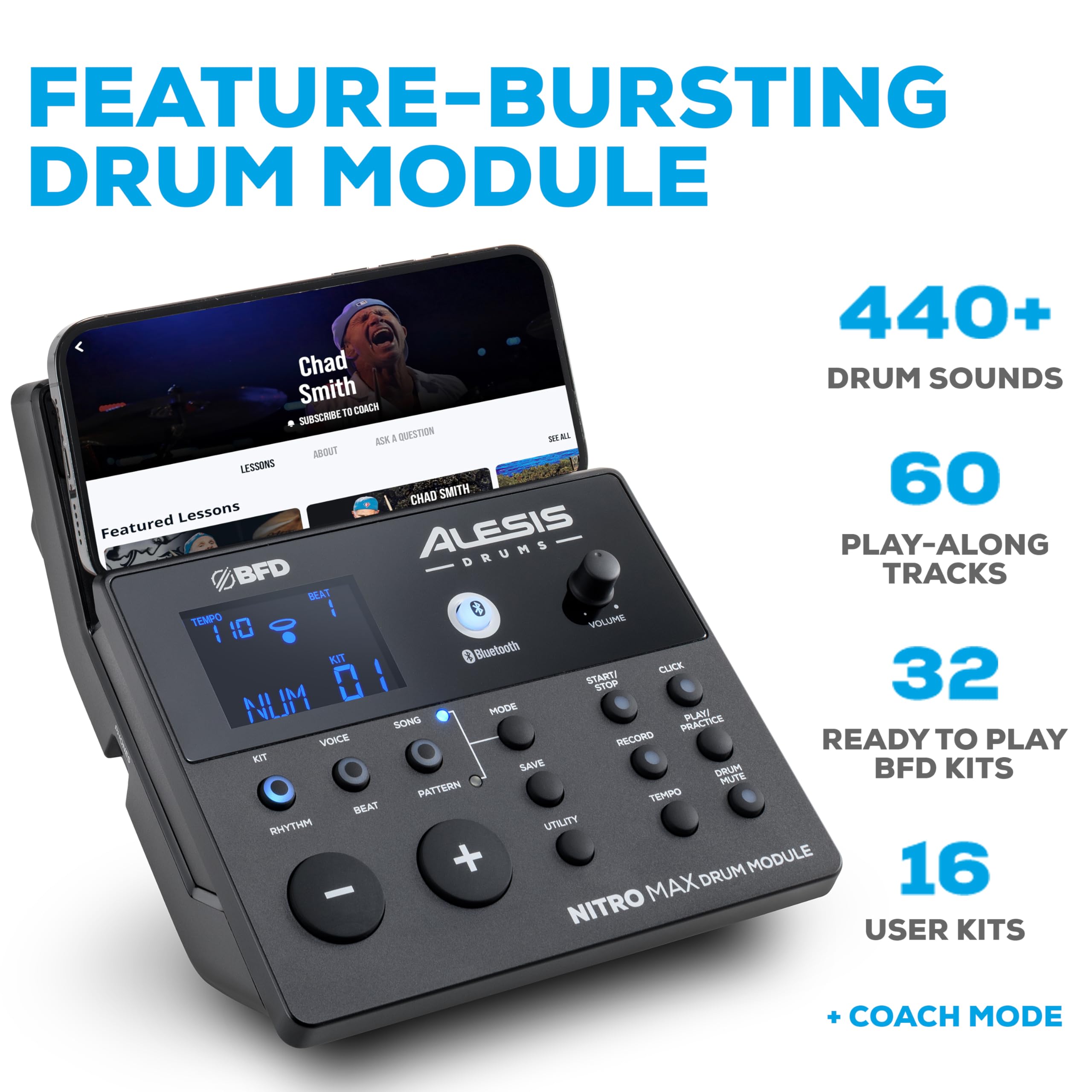 Alesis E-Drum Set mit Bluetooth und Drumeo-Zugang