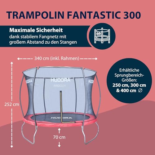 HUDORA Sicherheitsnetz Gartentrampolin Erwachsene Verschiedene