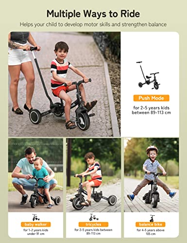 besrey Laufräder Kinderdreirad Lauffahrrad Lauflernhilfe