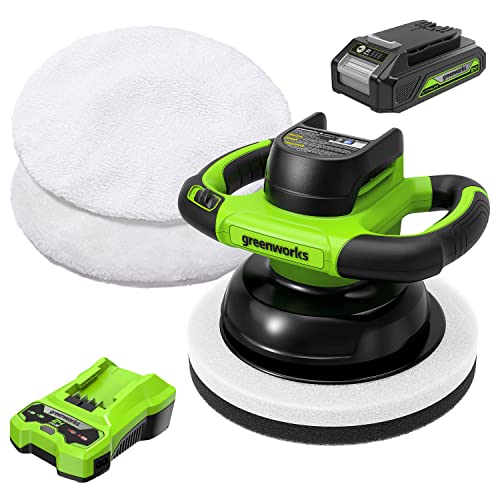 Greenworks Akku Poliermaschine Akku G24B2 Akku Ladegerät