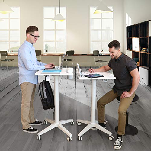 Seville Classics Höhenverstellbarer Tisch Aluminium