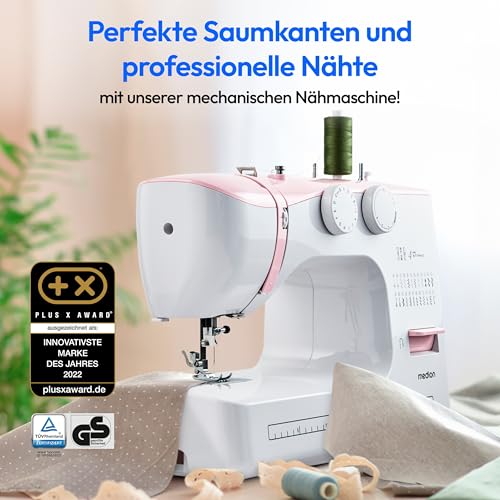 MEDION Freiarm Nähmaschine SM60 Rückwärtstaste Fadenschneider