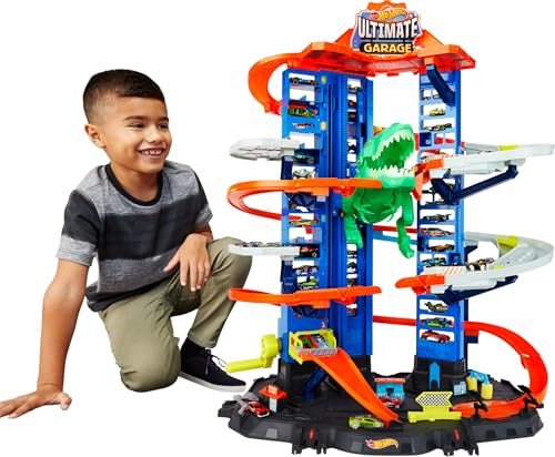 Hot Wheels Parkgarage Spielzeug Dinosaurie
