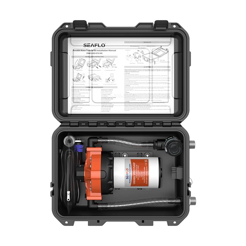 SeaFlo Tragbares Wassertransfer Booster Set Tiefspüler Outdoor Anwendung