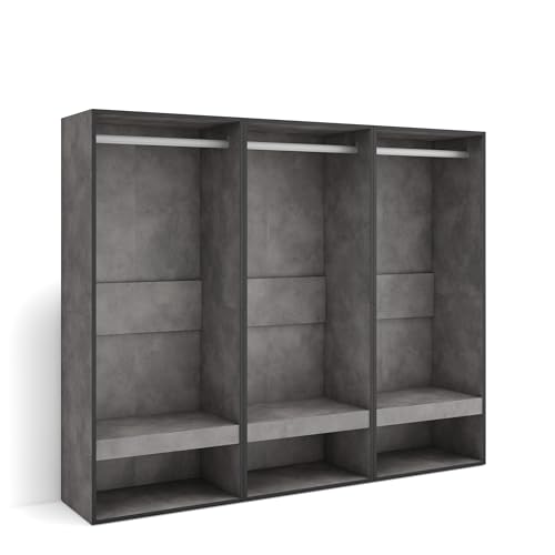 Skraut Home Kleiderschrank Schlafzimmer Garderobenschrank