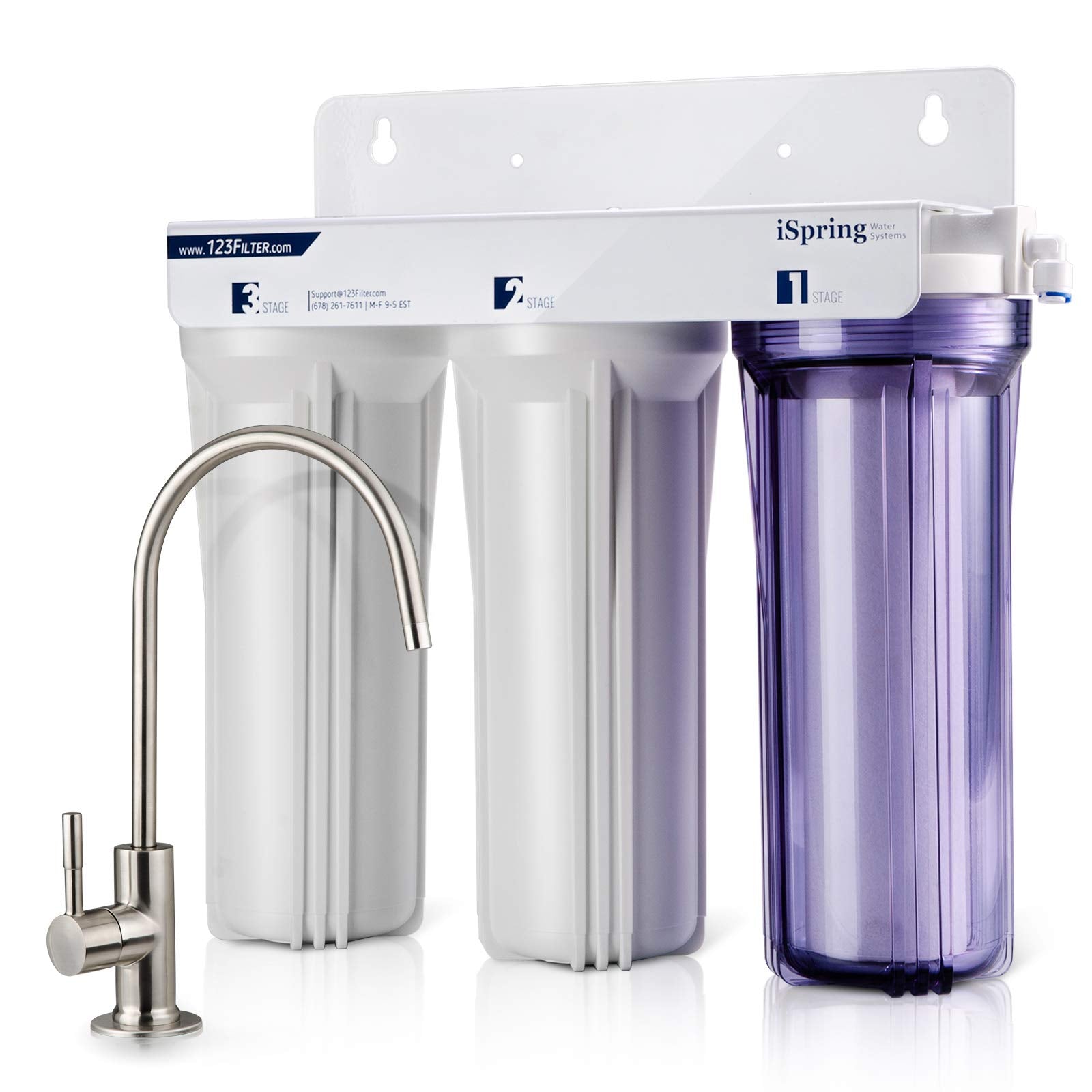 iSpring US31 3-Stufiges Untertisch-Wasserfiltersystem mit Wasserhahn
