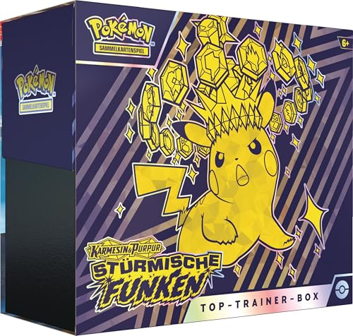 Pokémon Sammelkartenspiel Top Trainer Box Vollbild Promokarte Boosterpacks Premium Zubehör