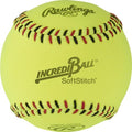 Rawlings Incredi Ball Softstitch Softbälle Optionen Kunstlederbezug