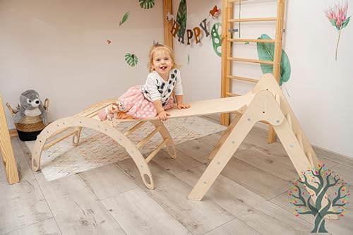 WoodsCraft 3in1 Set Kletterdreieck Klettergerüst