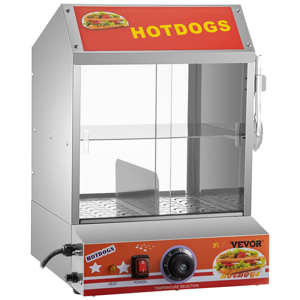 Vevor Gastronomie Hot-Dog-Maker 27L Würstchenwärmer