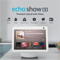 Echo Show 10 (3. Gen) HD-Smart-Display mit Bewegung Glacier White