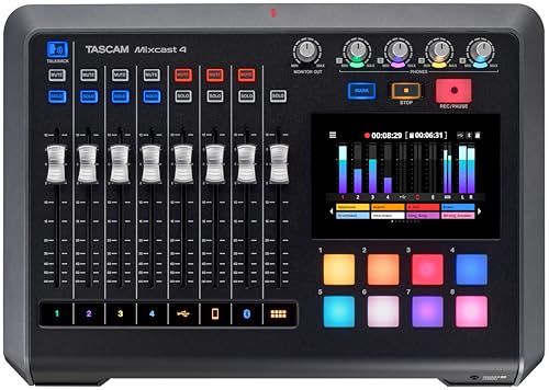 Tascam Mixcast eingebautem USB Audiointerface Editor Software