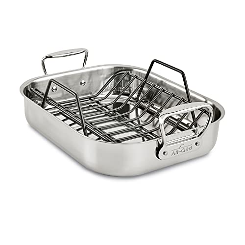 All Clad Edelstahl Bräter mit Rost