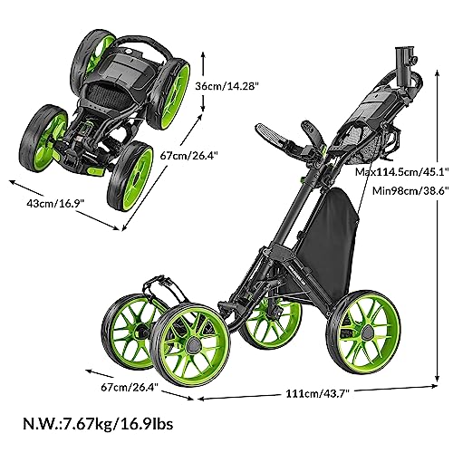 Caddytek Caddycruiser Version 1 klick Klappwagen kompakt