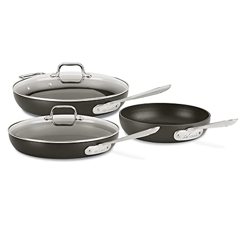 All Clad E100S563 Nonstick Kochgeschirr Set Aluminium